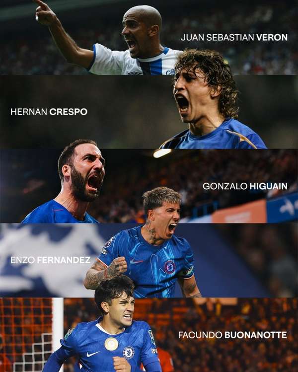 蓝军新星创历史！博纳诺特成切尔西第五位进球的阿根廷球员